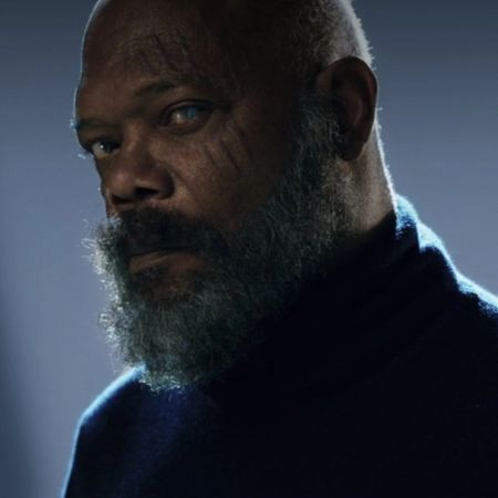 Nick Fury without his eye patch